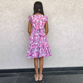 Frills Georgette Floral Frock